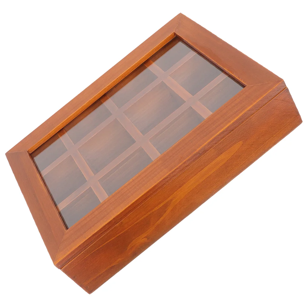 Necklace Storage Organizer Solid Wood Retro Aged Transparent Glass 12-compartment Box Jewelry Stationery Coffee Display Case
Necklace Storage Organizer Solid Wood Retro Aged Transparent Glass 12-compartment Box Jewelry Stationery Coffee Display Case