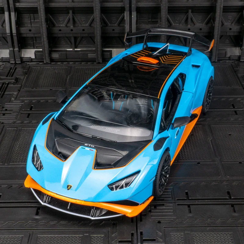 Модель спортивного автомобиля HURACAN STO большого размера 1:18, модель литая металлическая игрушечная машинка, модель высокой коллекции имитации, подарок для детей
Модель спортивного автомобиля HURACAN STO большого размера 1:18, модель литая металлическая игрушечная машинка, модель высокой коллекции имитации, подарок для детей