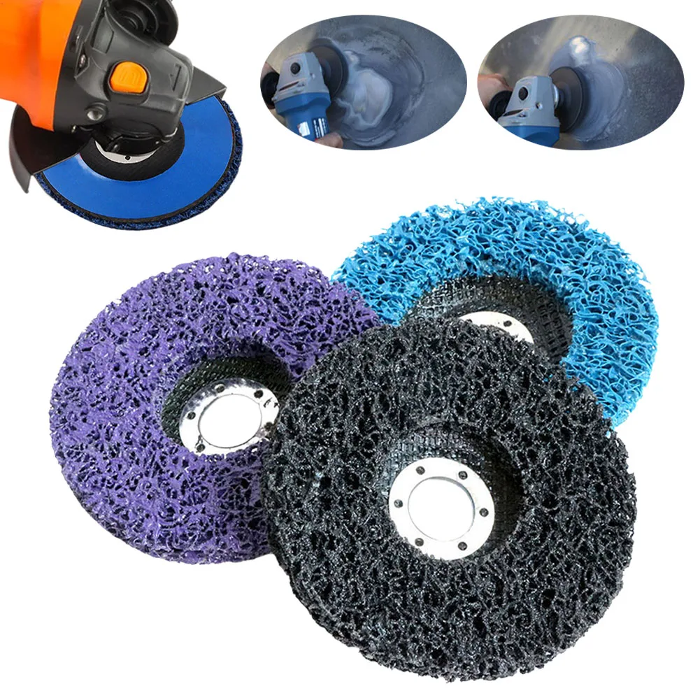 125mm Poly Strip Disc Abrasive Wheel Paint Rust Remover Clean Grinding Wheels For Motorcycles Durable Angle Grinder Accessories
125mm Poly Strip Disc Abrasive Wheel Paint Rust Remover Clean Grinding Wheels For Motorcycles Durable Angle Grinder Accessories