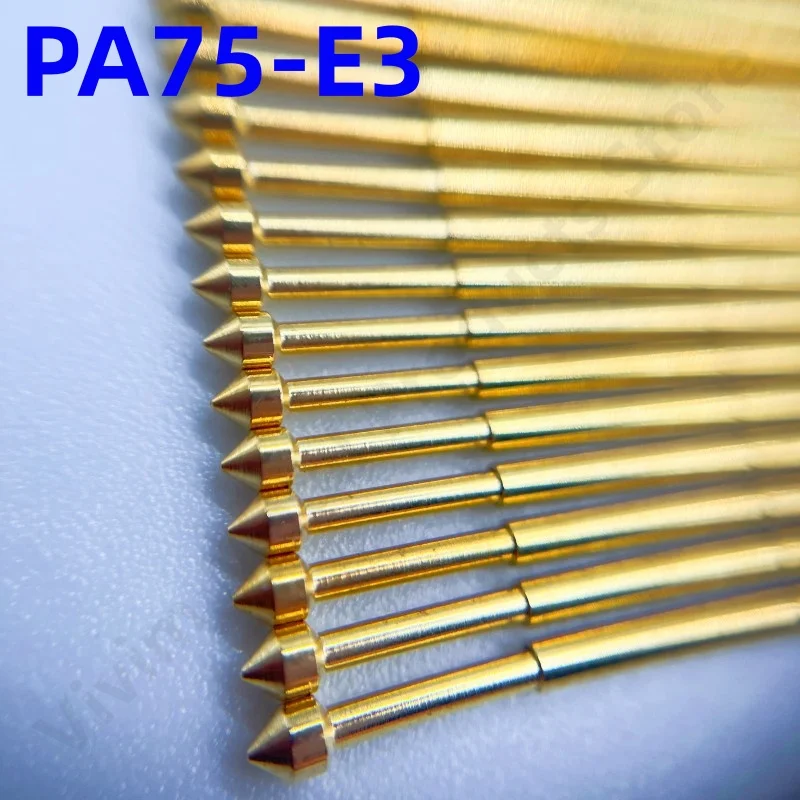 100PCS PA75-E3 Spring Test Probe PA75-E Test Pin Test Tool 16.5mm Dia1.02mm Gold Needle Tip Dia 1.50mm Pogo Pin P75-E P75-E3
100PCS PA75-E3 Spring Test Probe PA75-E Test Pin Test Tool 16.5mm Dia1.02mm Gold Needle Tip Dia 1.50mm Pogo Pin P75-E P75-E3