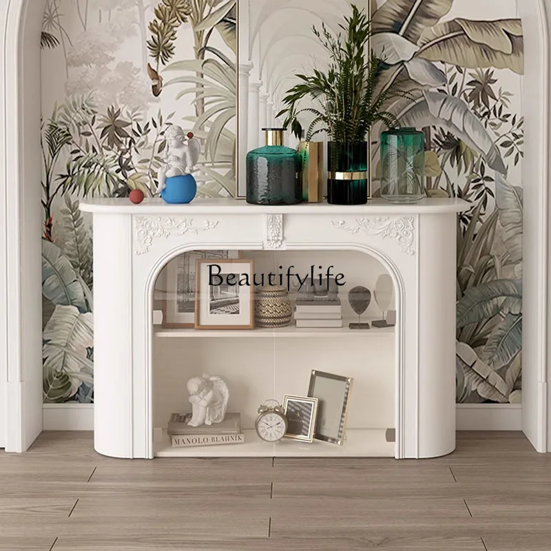 Solid Wood Living Room Cream White Glass Door Entrance Cabinet Carved Sideboard Cabinet
Solid Wood Living Room Cream White Glass Door Entrance Cabinet Carved Sideboard Cabinet