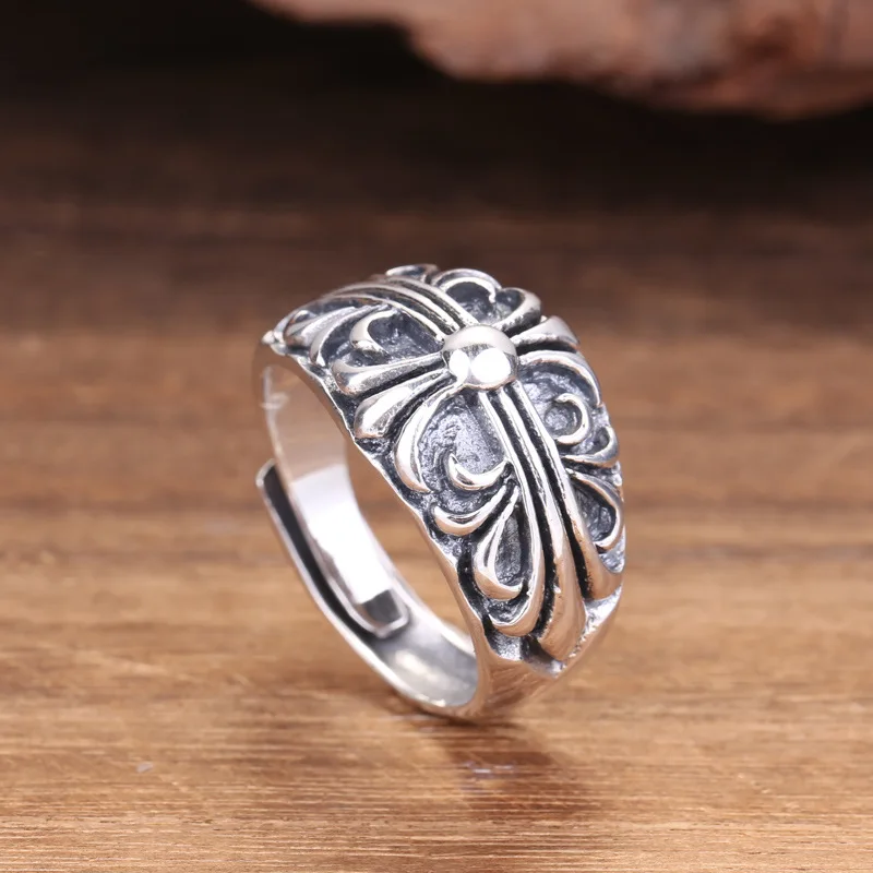 MeiBa PJ New S925 Retro Personalized Thai Silver Trendy Cross Men and Women Open Ring Party Gift Free Shipping
MeiBa PJ New S925 Retro Personalized Thai Silver Trendy Cross Men and Women Open Ring Party Gift Free Shipping