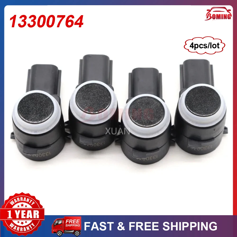 

4PCS 13300764 Black Car PDC Parking Sensors 13300764 For Opel Insignia Meriva B Signum Zafira B C 13339687 0263003868