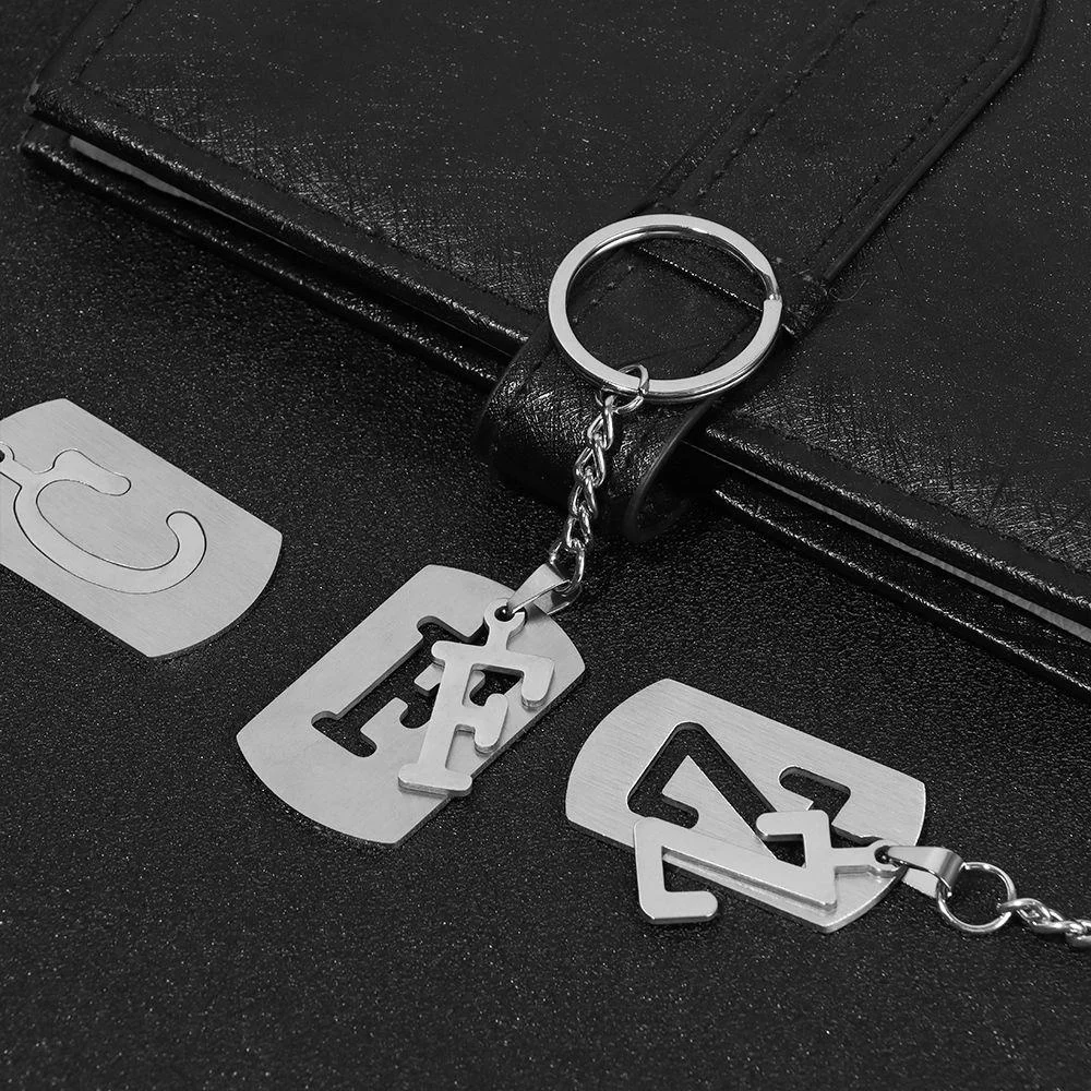 Stainless Steel 26 Letters Keychain Wallet Decoration Double-Deck Metal Initial Letter Pendant With Key Holder For Men Cool Gift 5 Mallzona S63ad018fbc2943a28156a530f394be9fn Stainless Steel 26 Letters Keychain Wallet Decoration Double-Deck Metal Initial Letter Pendant With Key Holder For Men Cool Gift Mallzona