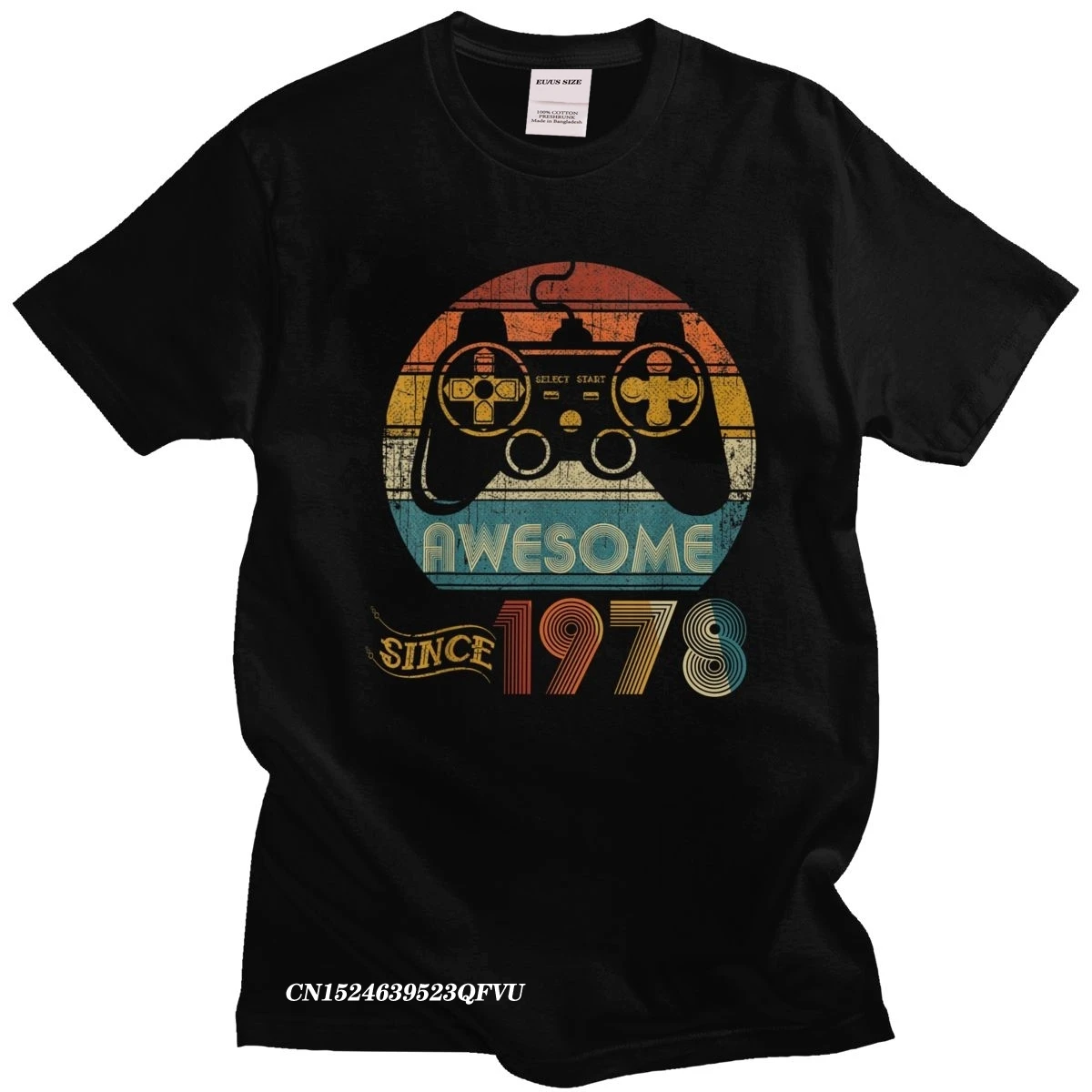 Novelty Men's Vintage Video Game Awesome Since 1978 Tee Top Camisas Mend Cotton T-Shirt Awesome 42 Years Old Birthday T Shirt
Novelty Men's Vintage Video Game Awesome Since 1978 Tee Top Camisas Mend Cotton T-Shirt Awesome 42 Years Old Birthday T Shirt