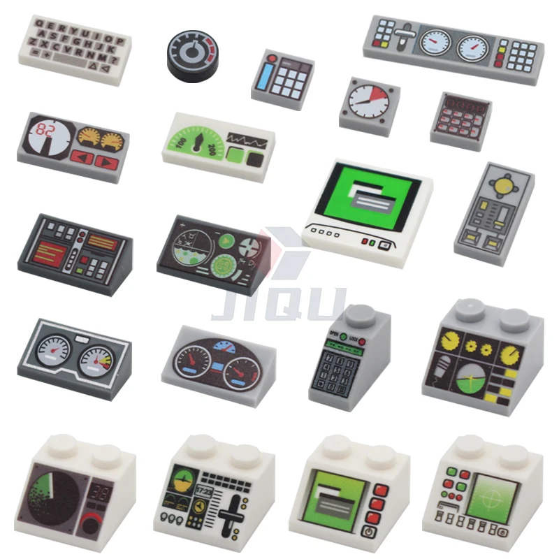Gauges Controls Center Radar Screen Keypad Pattern Tile Slope Printed Accessories Bricks City MOC Building Blocks Parts Kit Toys
Gauges Controls Center Radar Screen Keypad Pattern Tile Slope Printed Accessories Bricks City MOC Building Blocks Parts Kit Toys