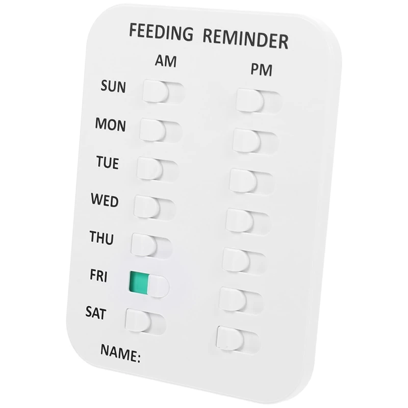 Dog Feeding Reminder Magnetic Or Double Sided Adhesive Application Reminder To Feeding Of Pets-2 Rows
Dog Feeding Reminder Magnetic Or Double Sided Adhesive Application Reminder To Feeding Of Pets-2 Rows