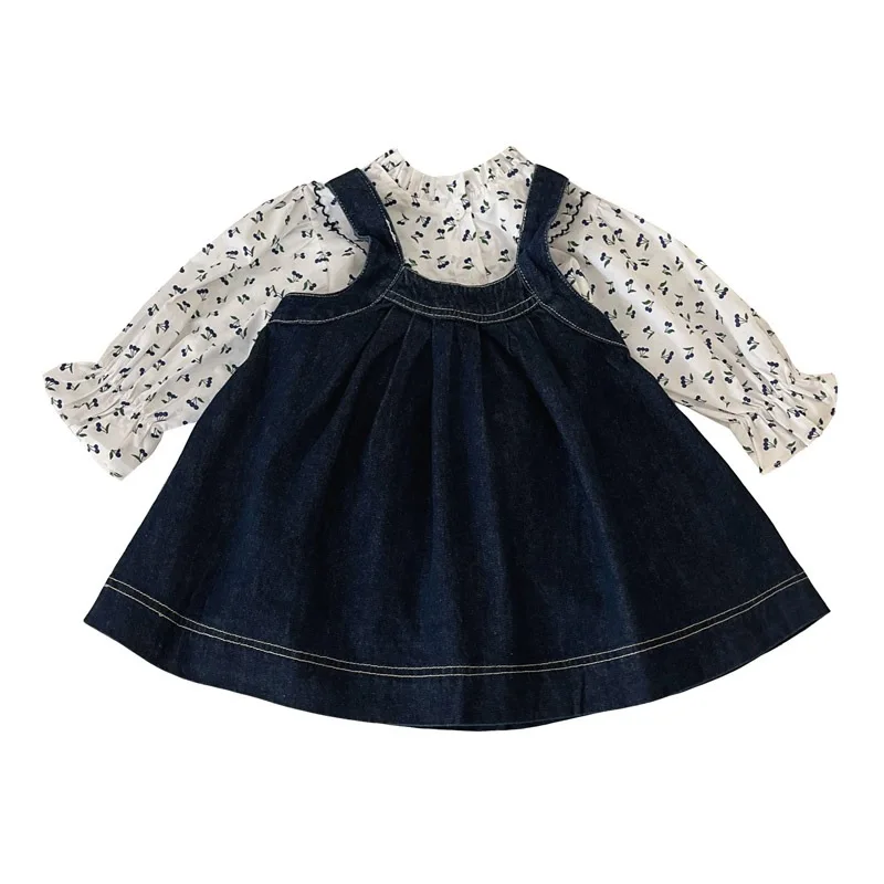 Autumn Children 2023 New Girls Floral Long Sleeve Princess Blouse with Back Cowboy Skirt Suit
Autumn Children 2023 New Girls Floral Long Sleeve Princess Blouse with Back Cowboy Skirt Suit