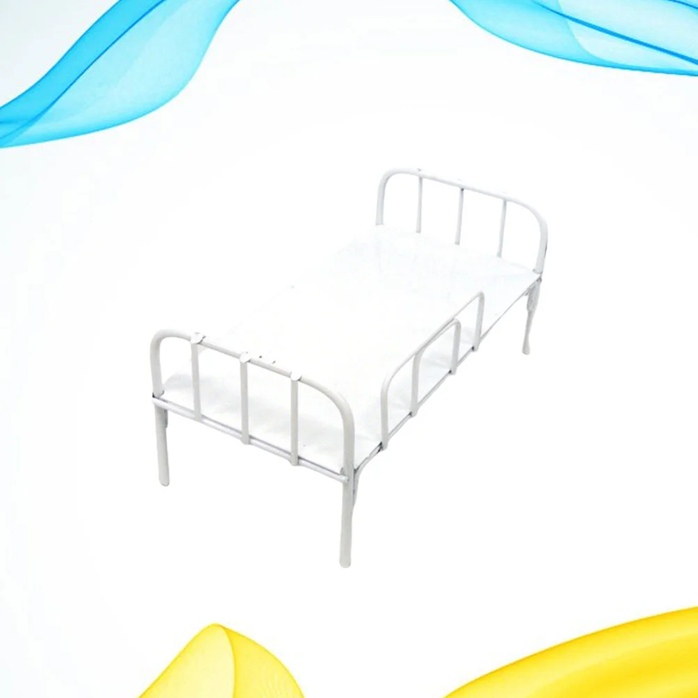 Dormitory Layout Prop Accessories Alloy Ornament Mini Bed Miniature Iron Sleeping
Dormitory Layout Prop Accessories Alloy Ornament Mini Bed Miniature Iron Sleeping