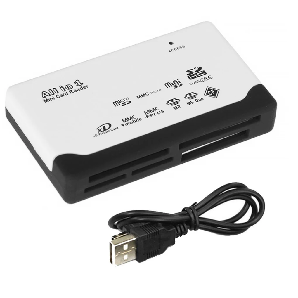 

Устройство для чтения SD-карт, USB 2,0, TF CF SD Mini SD SDHC MMC MS XD
