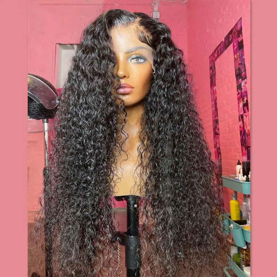 Natural Black Soft 180%Density 26Inch Long Kinky Curly Preplucked Lace Front Wig For Women With Baby Hair Heat Resistant Daily
Natural Black Soft 180%Density 26Inch Long Kinky Curly Preplucked Lace Front Wig For Women With Baby Hair Heat Resistant Daily