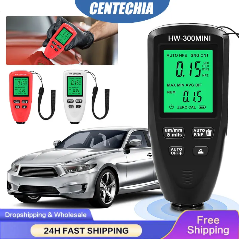 HW-300PRO Coation Thickness Gauge 0-2000UM Car Paint Film Thickness Tester Car Coating Measuring Tools Automotive Paint Meter
HW-300PRO Coation Thickness Gauge 0-2000UM Car Paint Film Thickness Tester Car Coating Measuring Tools Automotive Paint Meter