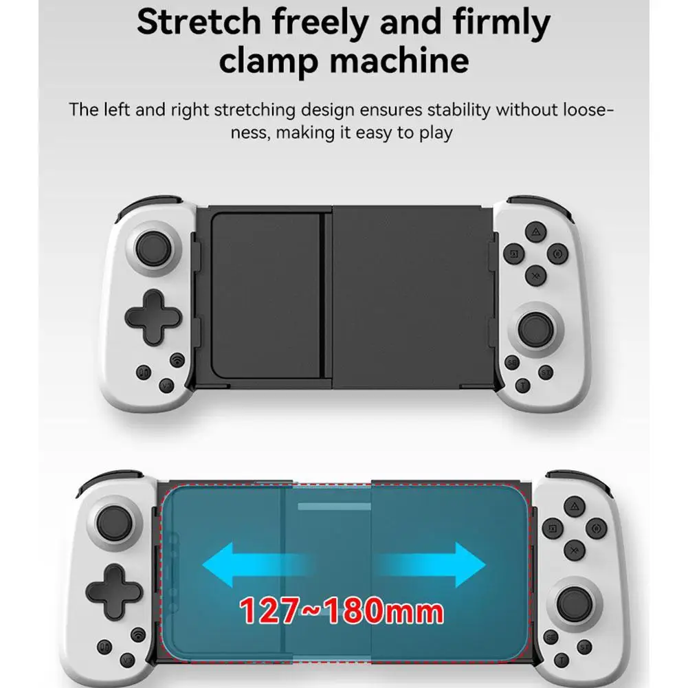 D 6Retractable Mobile Phone Gamepad For PUBG PS4 Switch PC Bluetooth 5.0 Wireless Game Controller Joystick 400mAh Long Endurance
D 6Retractable Mobile Phone Gamepad For PUBG PS4 Switch PC Bluetooth 5.0 Wireless Game Controller Joystick 400mAh Long Endurance