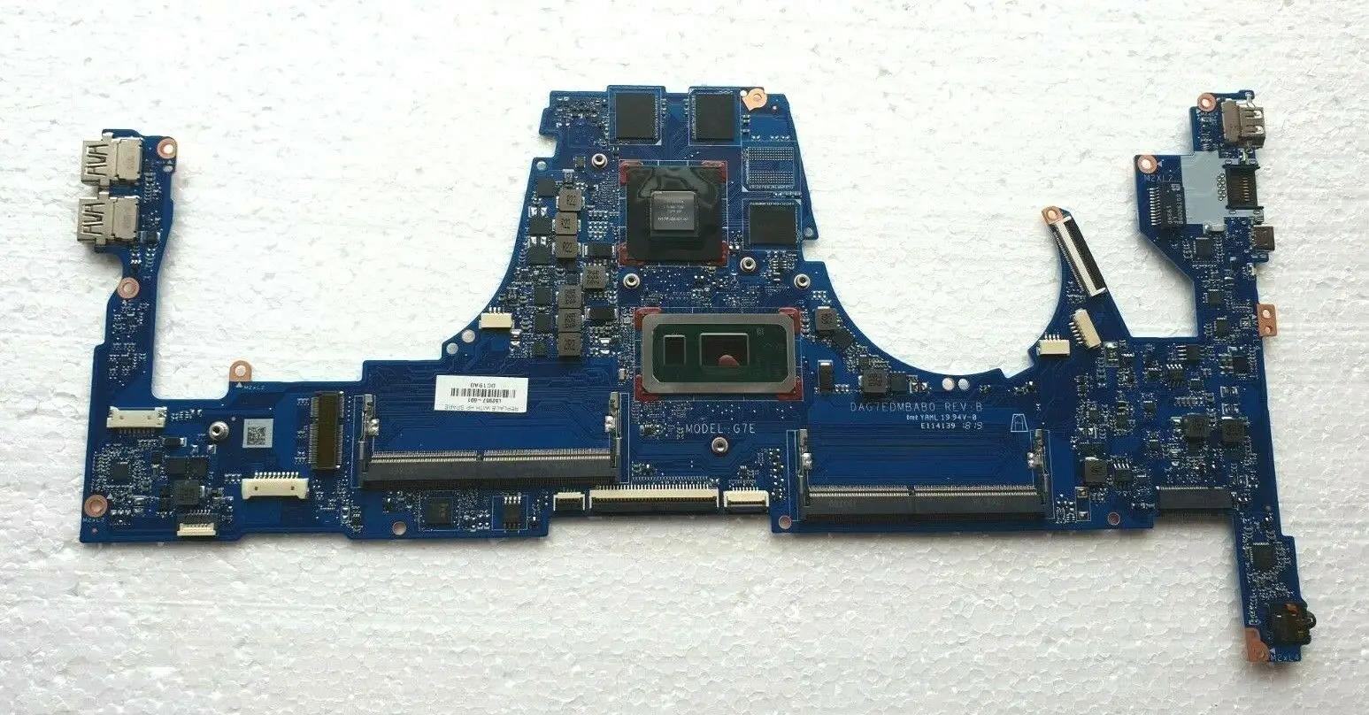 Genuine DAG7EDMBAB0 FOR HP 15-CS 15-CS2501na Laptop Motherboard Intel I5-8265U Nvidia 1050 GPU FAULTY 100% Tested Working
Genuine DAG7EDMBAB0 FOR HP 15-CS 15-CS2501na Laptop Motherboard Intel I5-8265U Nvidia 1050 GPU FAULTY 100% Tested Working