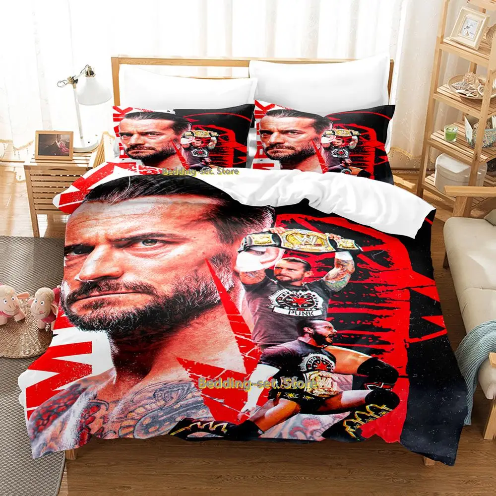 2024 Aew Punk Adults Kids Bedroom Duvet Cover Set King Size Single Double Full bedding set Soft and comfortable
2024 Aew Punk Adults Kids Bedroom Duvet Cover Set King Size Single Double Full bedding set Soft and comfortable