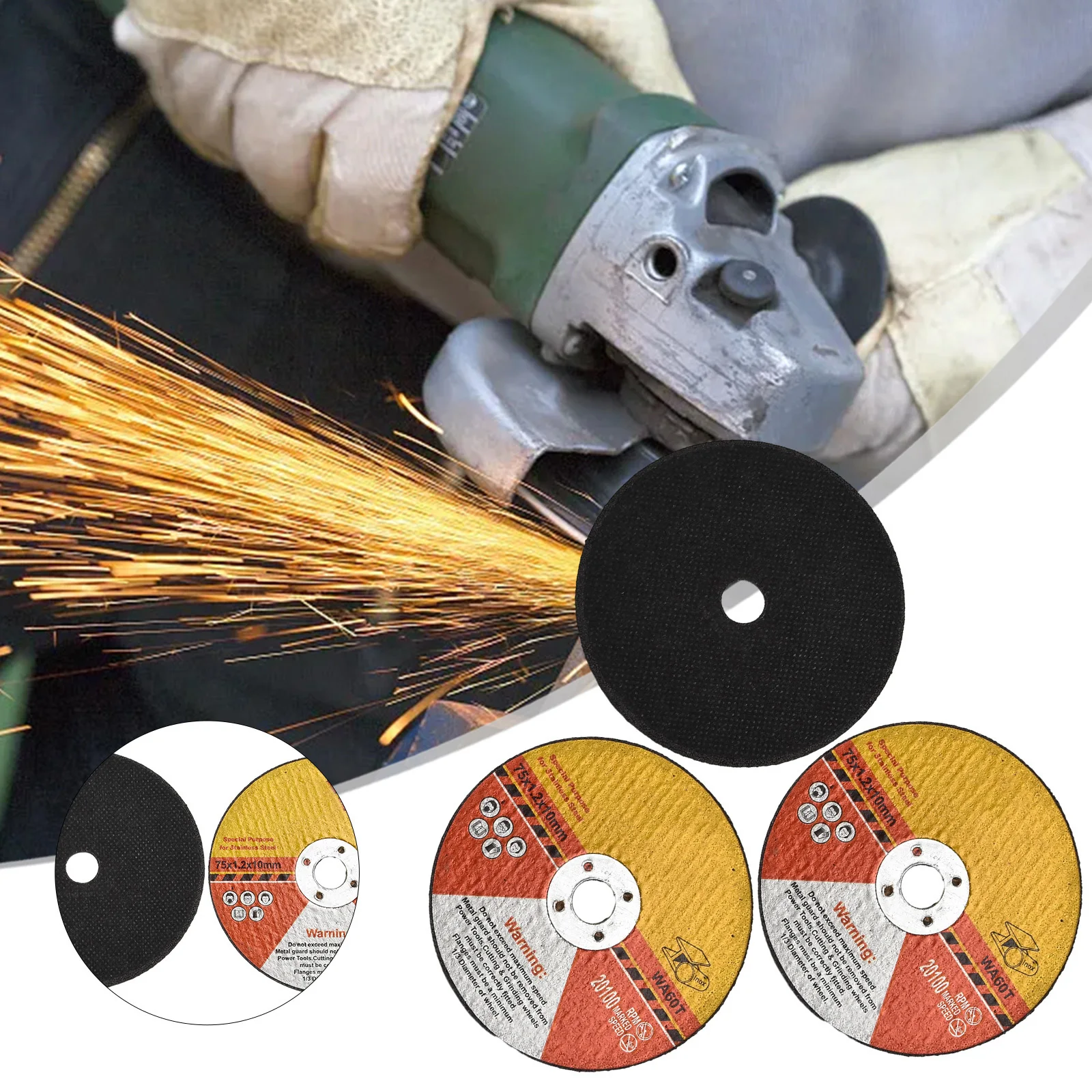 3pcs 75mm Cutting Disc Circular Resin Saw Blade Grinding Wheel Cutting Disc For Steel Metal Stone Angle Grinder Power Tools
3pcs 75mm Cutting Disc Circular Resin Saw Blade Grinding Wheel Cutting Disc For Steel Metal Stone Angle Grinder Power Tools