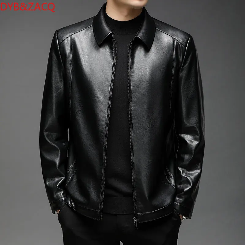 2023 New Brand Casual Fashion Solid Classic Sheepskin Coat Motorcycle leather jackets Windproof Warm Men's winter jacket
2023 New Brand Casual Fashion Solid Classic Sheepskin Coat Motorcycle leather jackets Windproof Warm Men's winter jacket