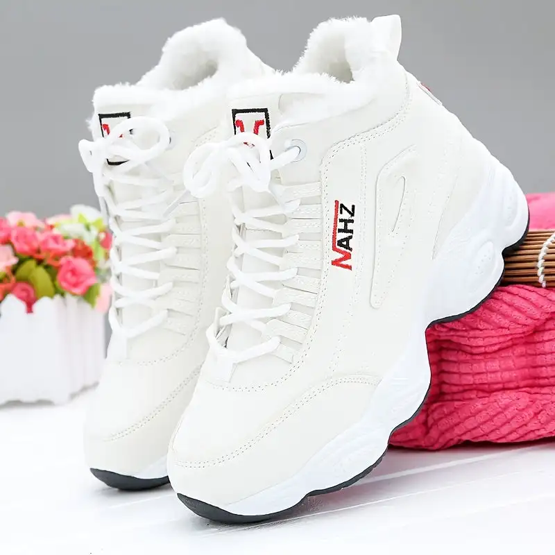 Women's Leisure Chunky Sneakers, Faux Leather Waterproof High Top Warm Casual Shoes, Women's Footwear
Women's Leisure Chunky Sneakers, Faux Leather Waterproof High Top Warm Casual Shoes, Women's Footwear