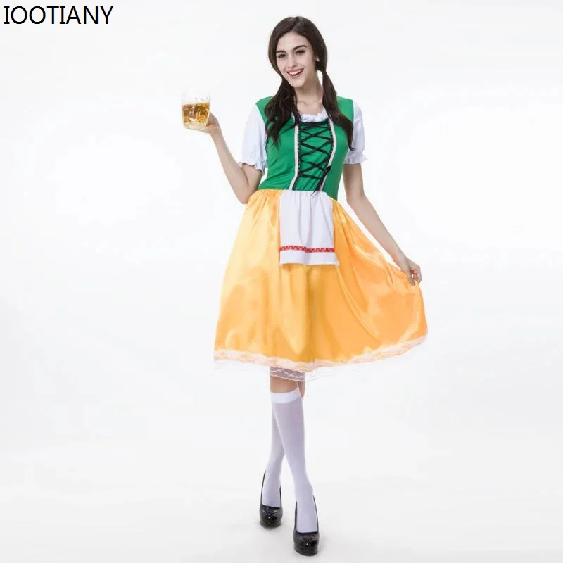 Women Sexy Bavaria Tradition Costume Germany Oktoberfest Beer Maid Cosplay Dress Halloween Carnival Beer Girl Uniform Dress Up
Women Sexy Bavaria Tradition Costume Germany Oktoberfest Beer Maid Cosplay Dress Halloween Carnival Beer Girl Uniform Dress Up