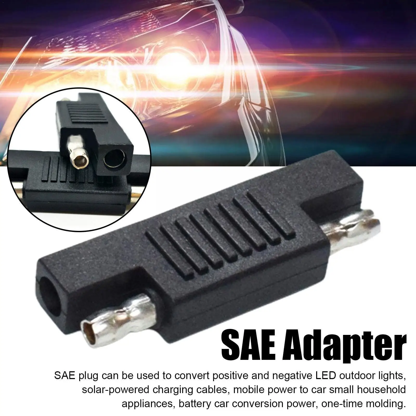 12/24V Solar SAE Polarity Reverse Adapter Connectors For Quick Disconnect Extension Cable Solar SAE Adapter Male To Photovo
12/24V Solar SAE Polarity Reverse Adapter Connectors For Quick Disconnect Extension Cable Solar SAE Adapter Male To Photovo