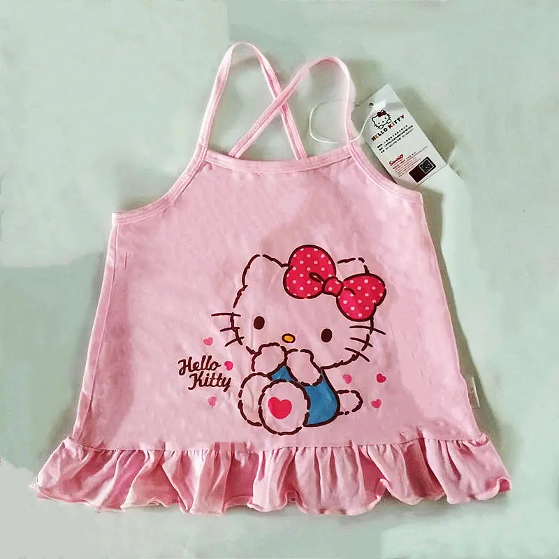 Kawaii Sanrio Hellokittyed Anime Cartoon Summer New Girl Camisole Cute Cotton Sleeveless T-Shirt Sweet Girl Heart Short Sleeve
Kawaii Sanrio Hellokittyed Anime Cartoon Summer New Girl Camisole Cute Cotton Sleeveless T-Shirt Sweet Girl Heart Short Sleeve