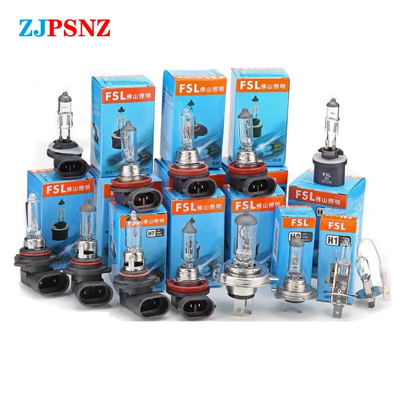 

12V 24V Car Light Motercycle Car Halogen Bulb Voiture H1 H3 H4 H7 H8 H9 H11 880 881 9005 9006 12 HB3 HB4 55W 100W 90W 1PCS