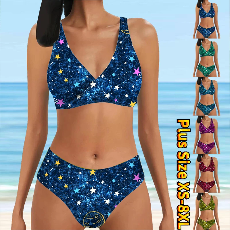 2023 New Swimwear Women's Fashion Bikini Swimwear Two Piece Swimwear Women's Printed Swimwear Summer Sexy Beach Bikini
2023 New Swimwear Women's Fashion Bikini Swimwear Two Piece Swimwear Women's Printed Swimwear Summer Sexy Beach Bikini