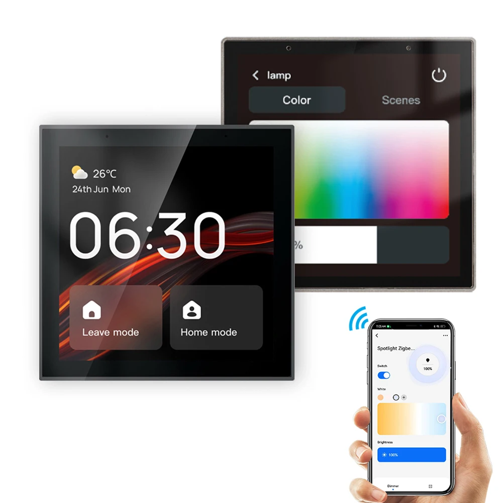 Управление через приложение Tuya для Zigbee Gateway Smart Life, умная сценическая панель с сенсорным экраном, встроенная Центральная панель управления
Управление через приложение Tuya для Zigbee Gateway Smart Life, умная сценическая панель с сенсорным экраном, встроенная Центральная панель управления