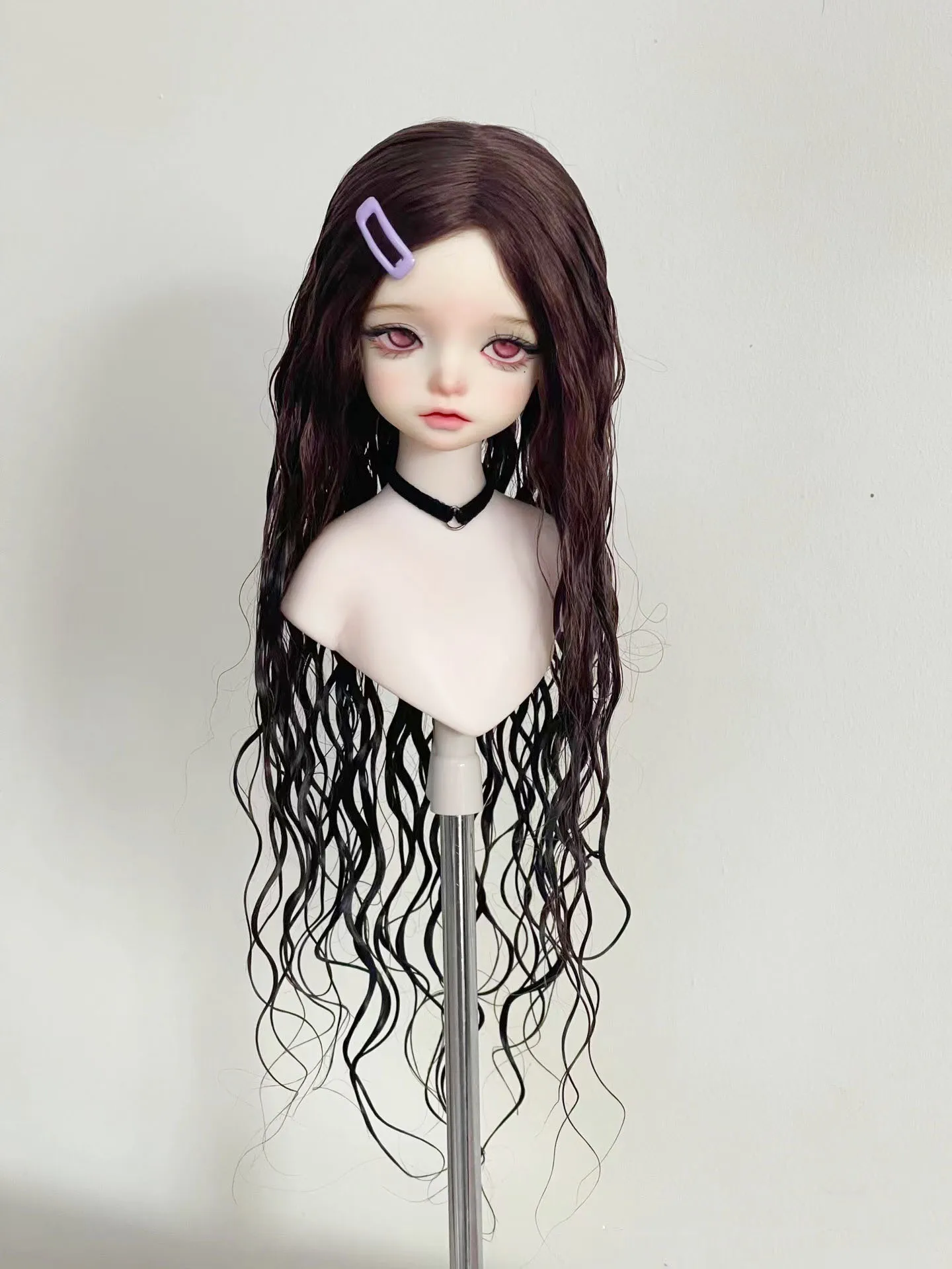 

Fashion Curly MSD MDD Doll Hair， 1/4 1/6 BJD Mohair Wig Free Shipping