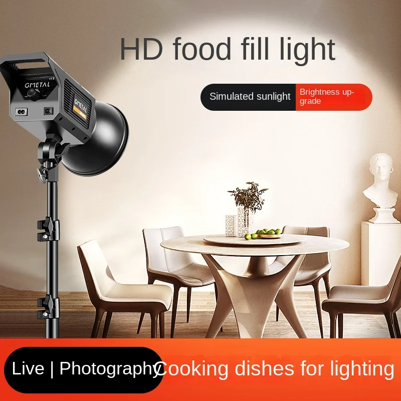 

Video Light Photography LED Daylight-Balanced Sun Lamp for Softbox Lighting Portrait Flash Studio Accessories Youtube Live