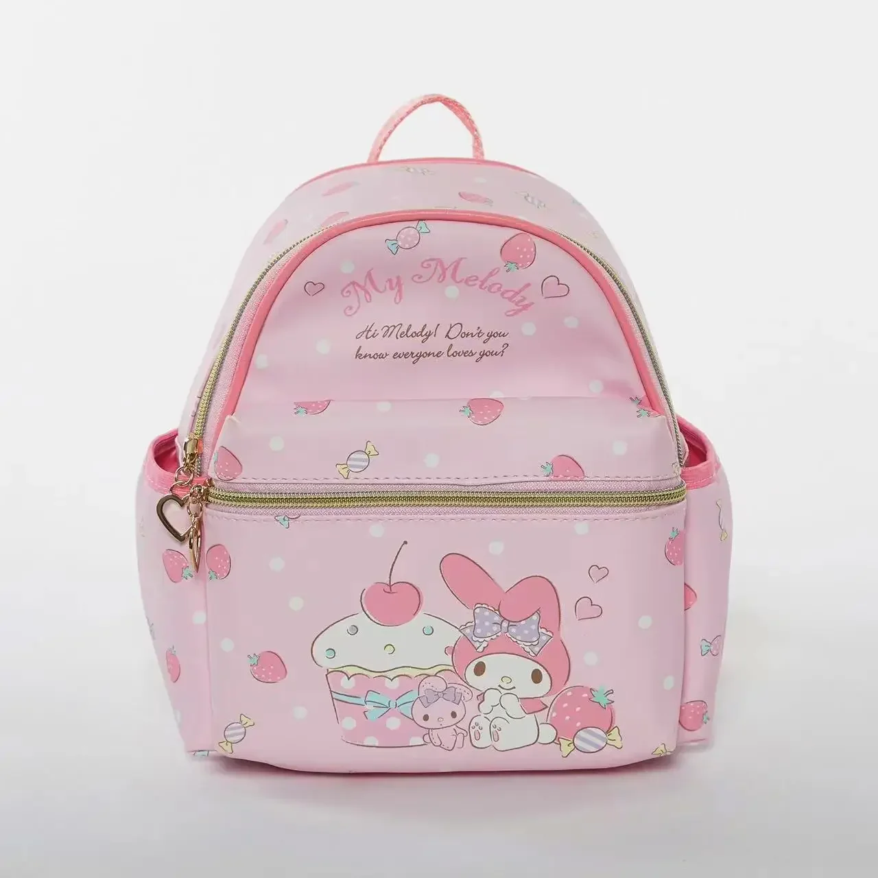 

Sanrioed Kawaii Anime Cartoon series HelloKitty My melody Kuromi Cinnamoroll Creative high-value cute girl backpack student bag