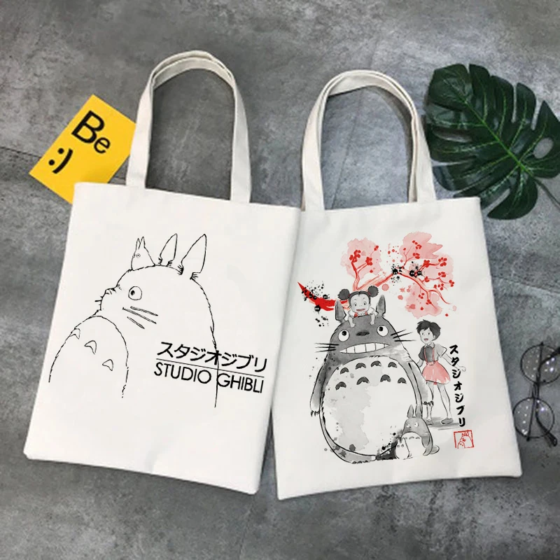 Studio Ghibli Totoro Tote Bags for Women Anime Shopping Bag with Handle Large-capacity Shopper Bag Lady Students Bolsos Mujer
Studio Ghibli Totoro Tote Bags for Women Anime Shopping Bag with Handle Large-capacity Shopper Bag Lady Students Bolsos Mujer