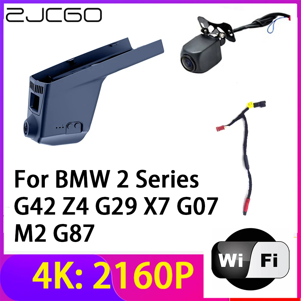 Видеорегистратор ZJCGO 4K 2160P, 2 объектива, Wi-Fi, ночное видение, для BMW 2 серии G42, Z4, G29, X7, G07, M2, G87 
Видеорегистратор ZJCGO 4K 2160P, 2 объектива, Wi-Fi, ночное видение, для BMW 2 серии G42, Z4, G29, X7, G07, M2, G87