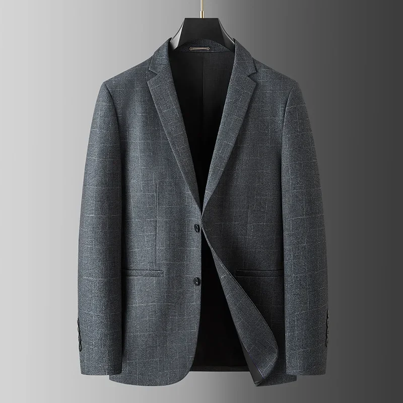 

New Arrival Suepr Large Autumn Winter Men Fashion Casual Coat Men's Plaid Suit Blazers Plus Size L XL 2XL 3XL4XL 5XL 6XL 7XL 8XL