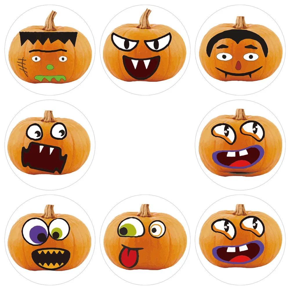 50-500pcs Happy Halloween Party Children Gift Toy Sealing Stickers 8 Pumpkin Pattern Carnival Holiday Decoration book Stickers
50-500pcs Happy Halloween Party Children Gift Toy Sealing Stickers 8 Pumpkin Pattern Carnival Holiday Decoration book Stickers