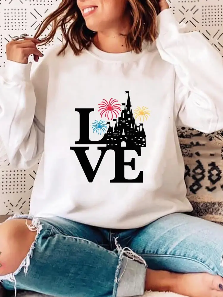Female Mickey Mouse Pullovers Happy Sweet 90s Holiday Graphic Sweatshirt Disney Fashion Print Women Casual Autumn Spring
Female Mickey Mouse Pullovers Happy Sweet 90s Holiday Graphic Sweatshirt Disney Fashion Print Women Casual Autumn Spring