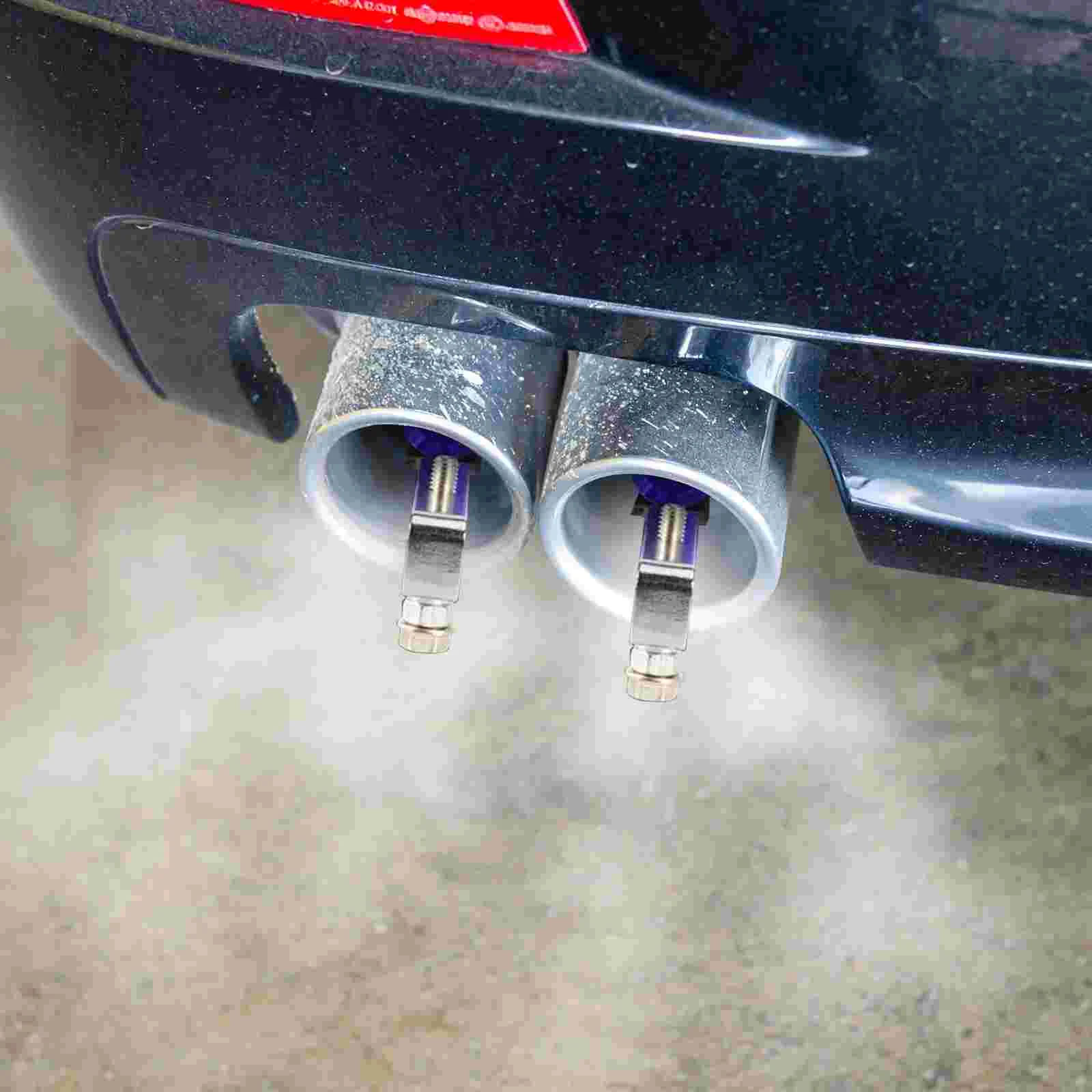 

Aluminum Alloy Car Turbo Sound Exhaust Universal Sound Whistle Tailpipe Blow-Off Valve Simulator - Size S (Silver)