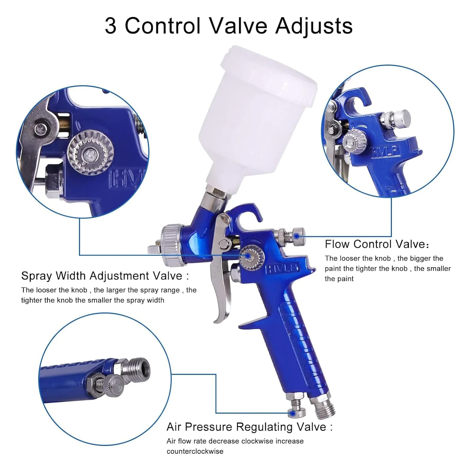 0.8mm/1.0mm Nozzle H-2000 Professional HVLP Mini Paint Spray Gun Airbrush for Painting Car Aerograph Pneumatic Gun 10 Mallzona S63d0a286a6724bae9817f35b97f8c55e0 0.8mm/1.0mm Nozzle H-2000 Professional HVLP Mini Paint Spray Gun Airbrush for Painting Car Aerograph Pneumatic Gun Mallzona