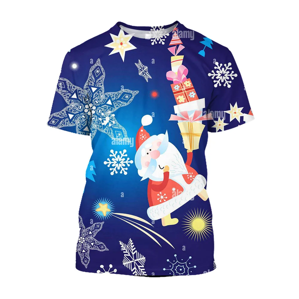 Cartoon Santa Claus Print Men's T Shirt Casual O-neck Short Sleeve Tops Hip Hop Trend Harajuku Streetwear Fashion X'mas Clothing
Cartoon Santa Claus Print Men's T Shirt Casual O-neck Short Sleeve Tops Hip Hop Trend Harajuku Streetwear Fashion X'mas Clothing