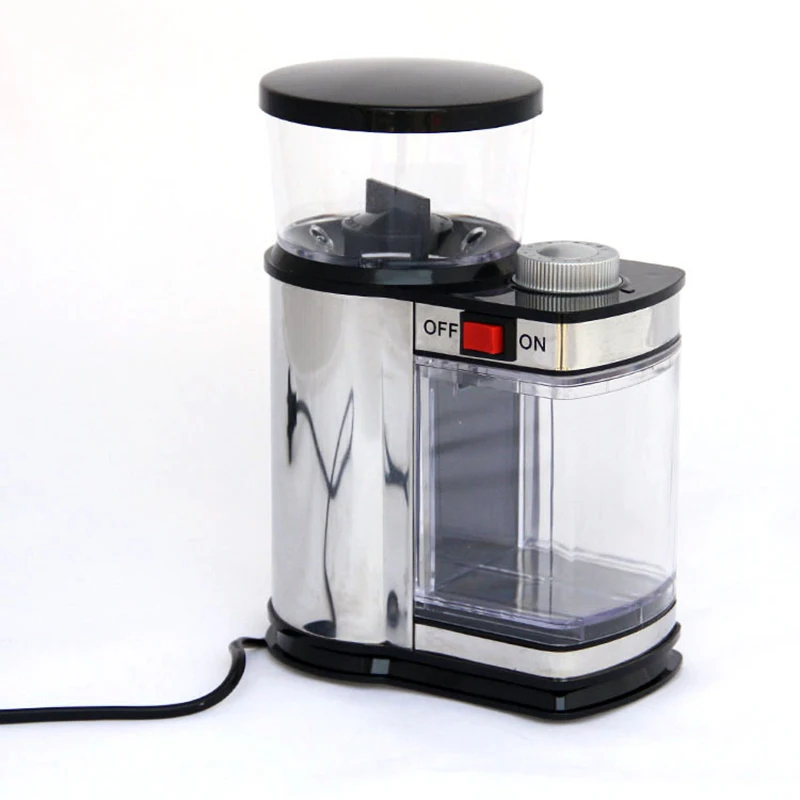 Stainless Steel Coffee Grinder Electric Commercial Household adjustable thickness coffee Beab grinder coffee maker
Stainless Steel Coffee Grinder Electric Commercial Household adjustable thickness coffee Beab grinder coffee maker