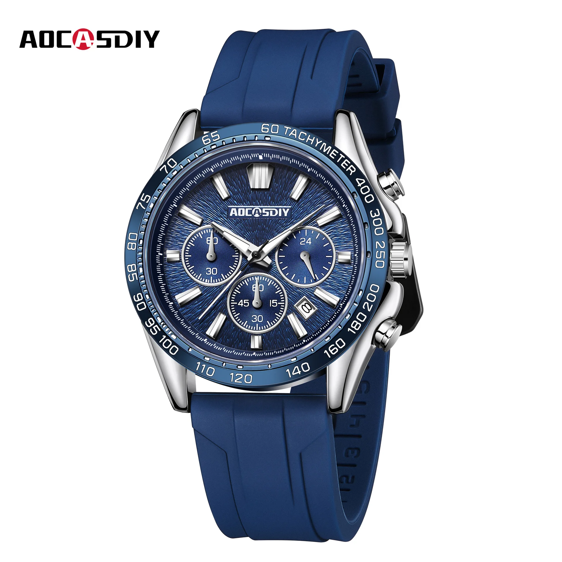 AOCASDIY independent brand three eyes series men's watch true waterproof classic pattern dial business
AOCASDIY independent brand three eyes series men's watch true waterproof classic pattern dial business