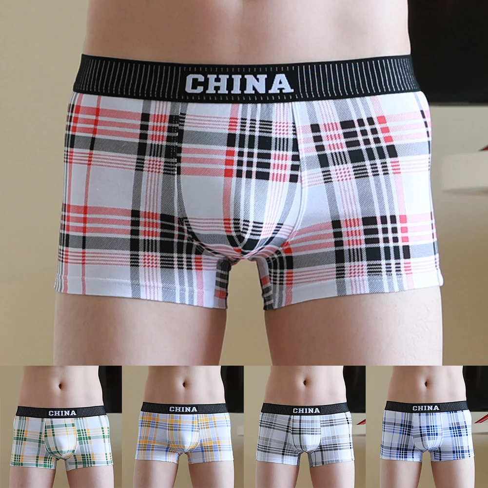 Male Printed Breathable Plaid Panties Men Sexy U Pouch Underwear Elastic Underpants Soft Boxers Shorts Briefs Swimwear Trunks
Male Printed Breathable Plaid Panties Men Sexy U Pouch Underwear Elastic Underpants Soft Boxers Shorts Briefs Swimwear Trunks