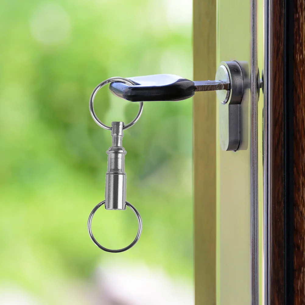 Pull-Apart Key Split Rings Easy Detach Double Spring Split Snap Seperate Chain Key Accessory
Pull-Apart Key Split Rings Easy Detach Double Spring Split Snap Seperate Chain Key Accessory