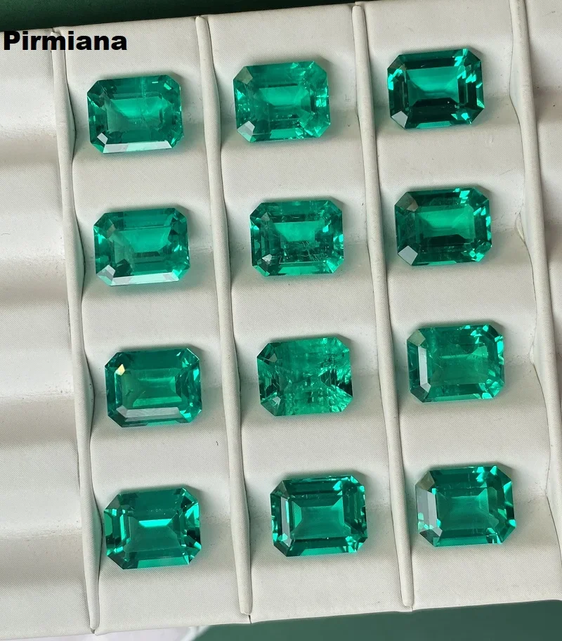 Pirmiana 1.0--5.0ct Emerald Cut Columbia Color Hydrothermal Lab Grown Emeralds Loose Gemstone for Diy Jewelry Making
Pirmiana 1.0--5.0ct Emerald Cut Columbia Color Hydrothermal Lab Grown Emeralds Loose Gemstone for Diy Jewelry Making