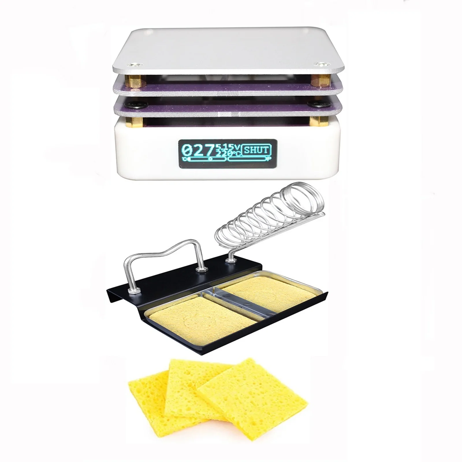 Ultra Mini Constant Temperature Heating Table Compact Design Precise Temperature Control for PCB Board Soldering
Ultra Mini Constant Temperature Heating Table Compact Design Precise Temperature Control for PCB Board Soldering