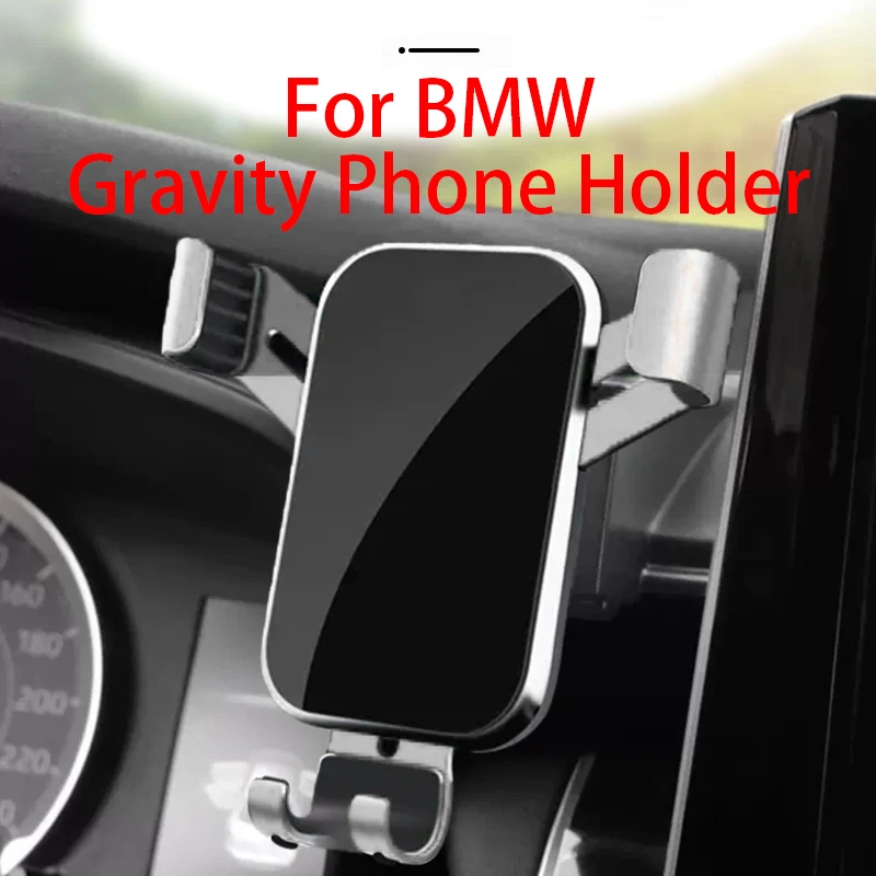 

For Car Cell Phone Holder Air Vent Mount GPS Gravity Navigation Accessories for BMW 1 Series 2017 to 2022 YEAR