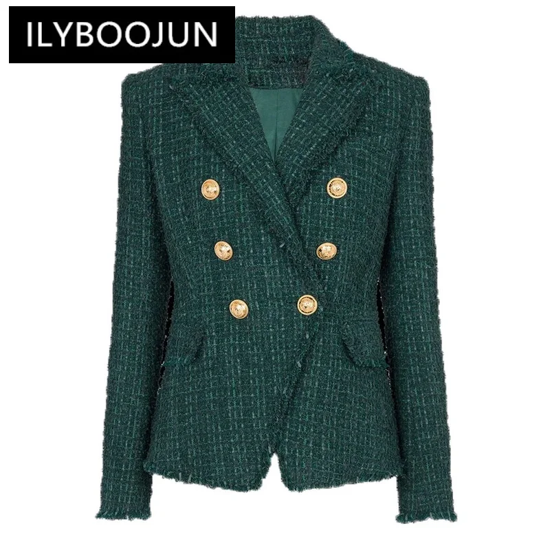 Dark Green Blazer 2023 New Tweed Woolen Tassel Rough Slim Fit Suit Luxury Coat Jacket Women Designer Jackets Autumn
Dark Green Blazer 2023 New Tweed Woolen Tassel Rough Slim Fit Suit Luxury Coat Jacket Women Designer Jackets Autumn