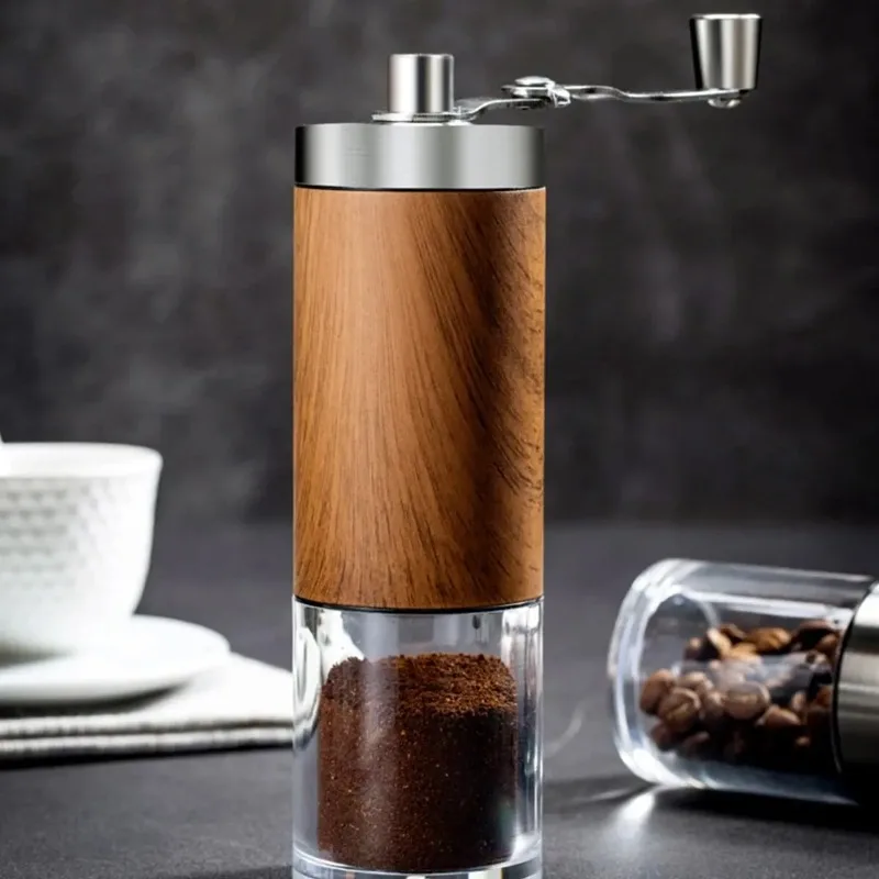 Coffee Bean Grinder Portable Wood Grain Stainless Steel Crank Hand Hand Coffee Grinder Kitchen Tool Grinder
Coffee Bean Grinder Portable Wood Grain Stainless Steel Crank Hand Hand Coffee Grinder Kitchen Tool Grinder