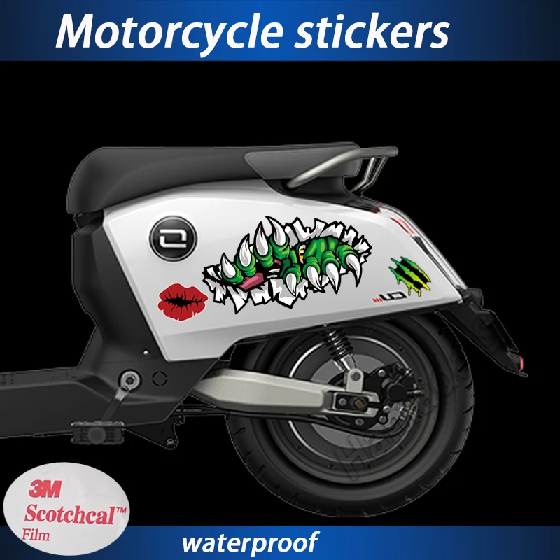 

3M PVC Waterproof Motorcycle Accessories MOTO Stickers & Decals for Scooter Car Moped And Decoration Products