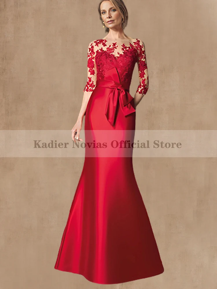 Long Mermaid Red Mother of the Bride Dresses with Sleeves Party Dresses Woman for Weddings Robe Pour Cérémonie De Mariage
Long Mermaid Red Mother of the Bride Dresses with Sleeves Party Dresses Woman for Weddings Robe Pour Cérémonie De Mariage